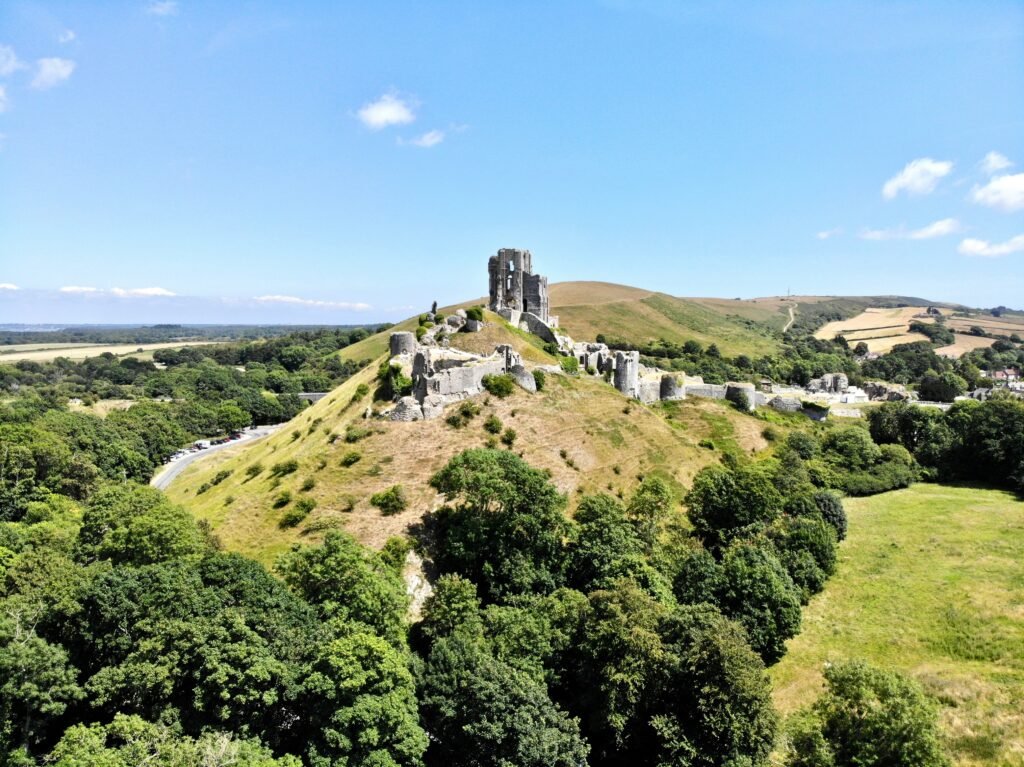 Corfe Castle Ruins