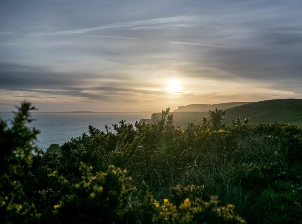 Sunset in Lulworth