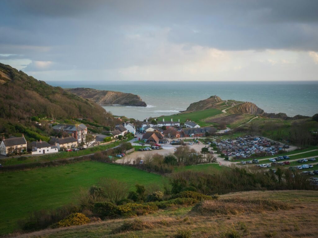 The main car park in Lulworth at Lulworth Cove