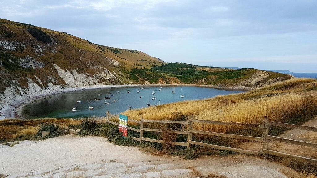 The view over Lulworth Cove, Dorset