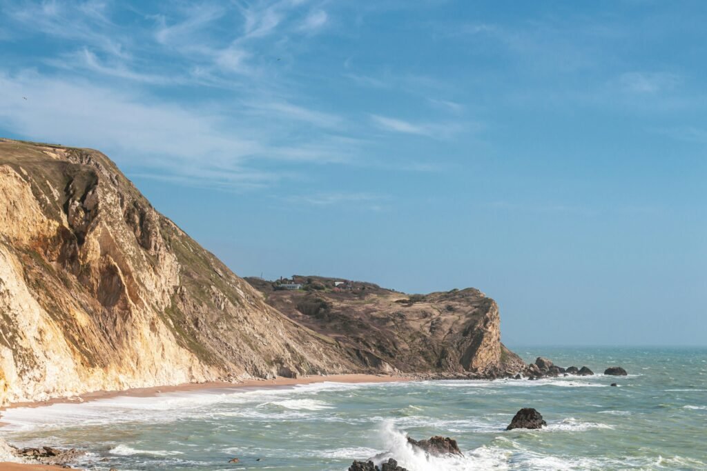 St Oswald bay - a quiet beach in Lulworth