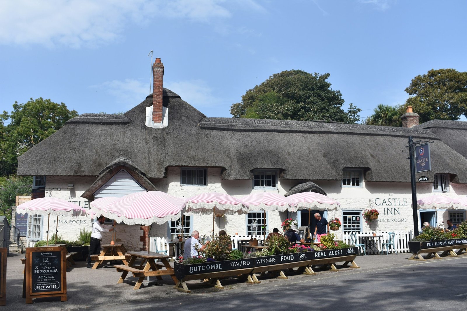 The Castle Inn. A great place to eat and drink in West Lulworth.