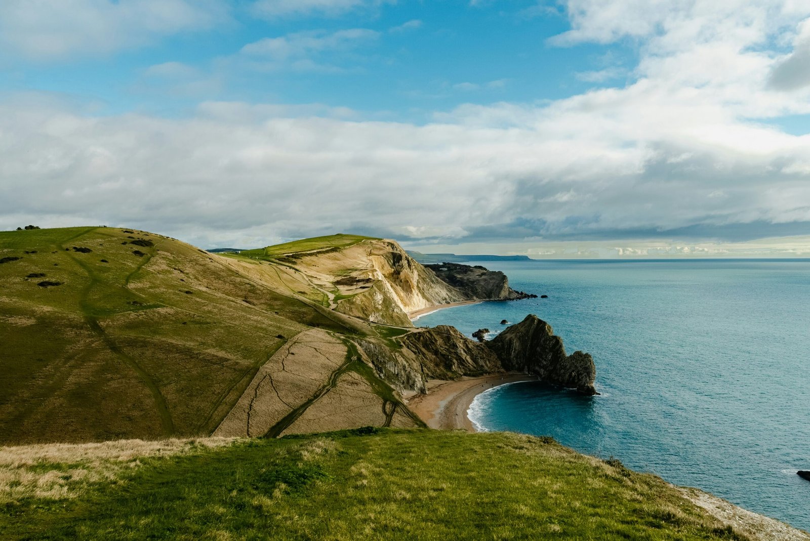 Durdle Door and The Jurassic Coast in Luworth, Dorset