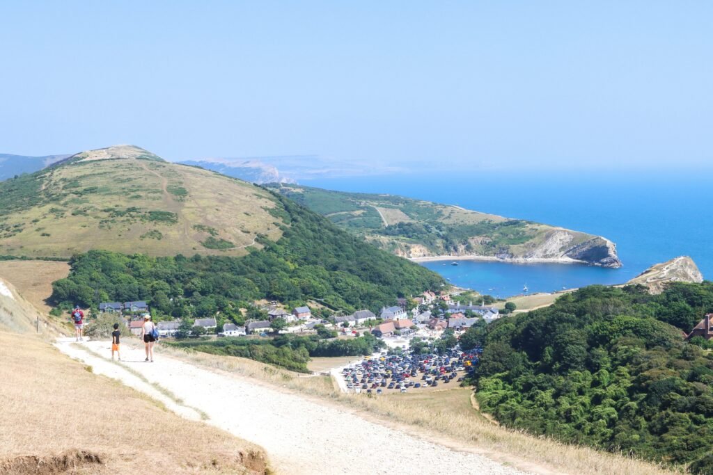 The footpath from Durdle Door to Lulworth Cove Parking